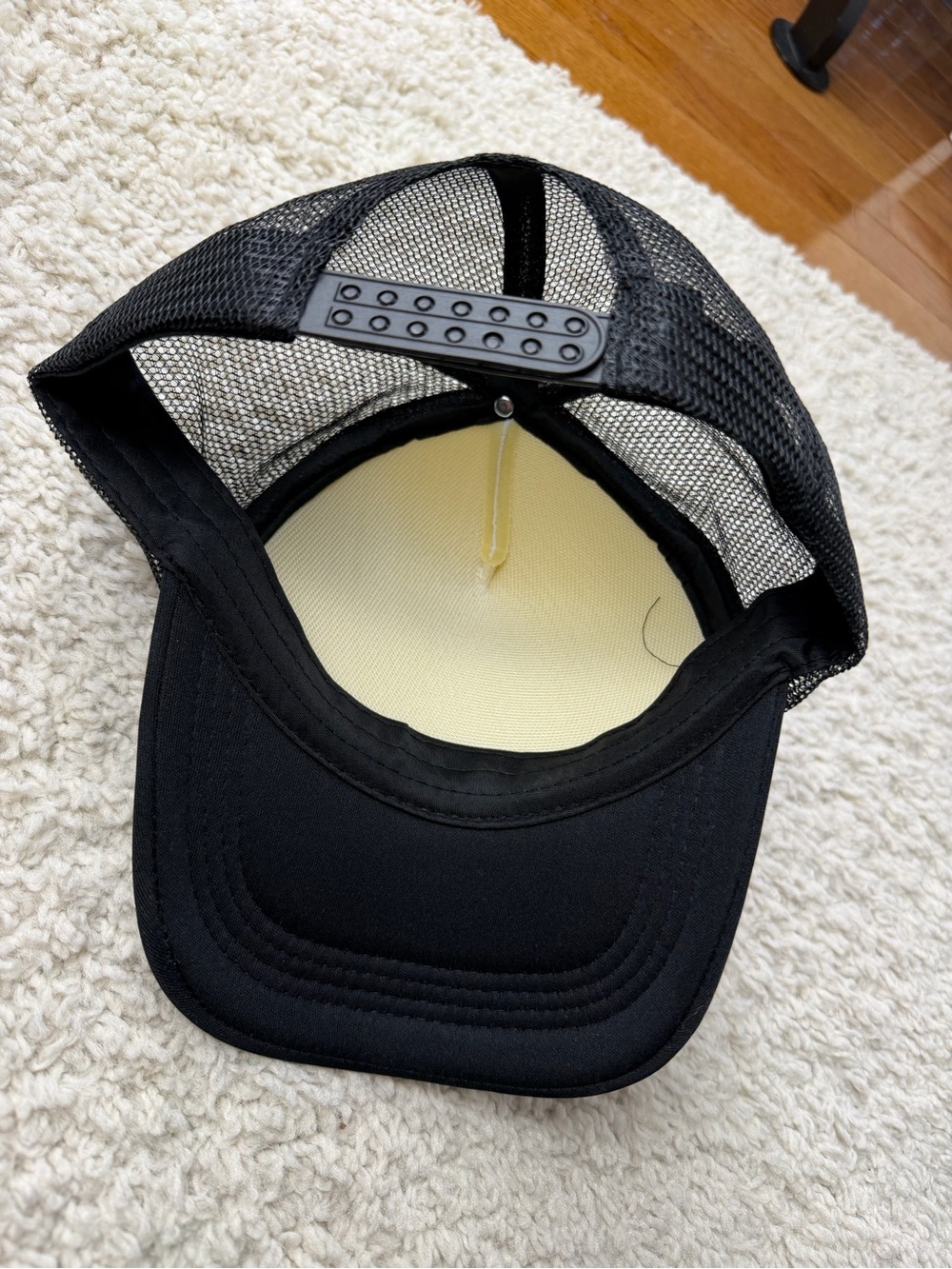 Black & White Trucker Hat with 'Avoid Hangovers Stay Drunk' Slogan - Picture 2 of 3